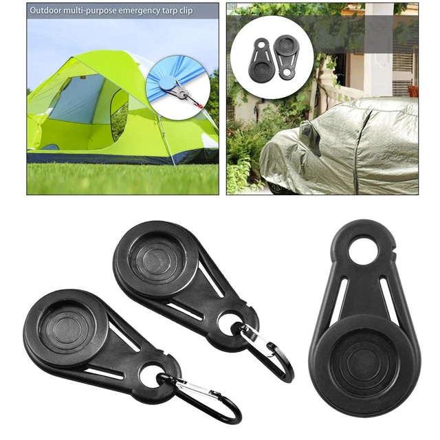 Durable Tarp Clips Outdoor Camping Boat Canopies Tent Pergola Snap Clamp