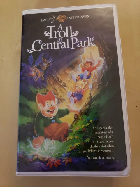 A Troll In Central Park 1994 Vhs A TROLL IN Central Park~ Vintage VHS Movie 1994~ Kids Movie Animation