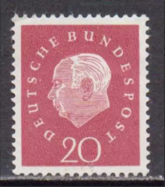 BRD FRG #Mi304 MNH 1959 Prof Dr Theodor Heuss 1st President [795 YT175 SG1221]