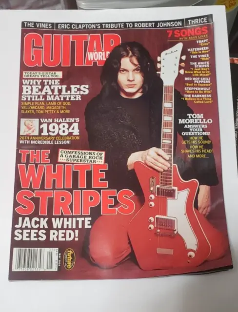 Guitar World Magazine May 2004 The White Stripes Jack White Eddie Van Halen 1984