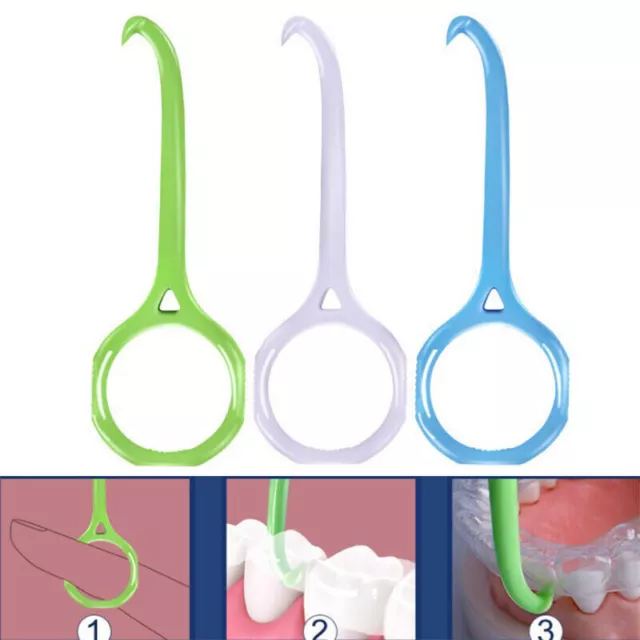 20 Pcs Dental For Aligner Removal Tool Invisible Braces Extractor Tooth Hook