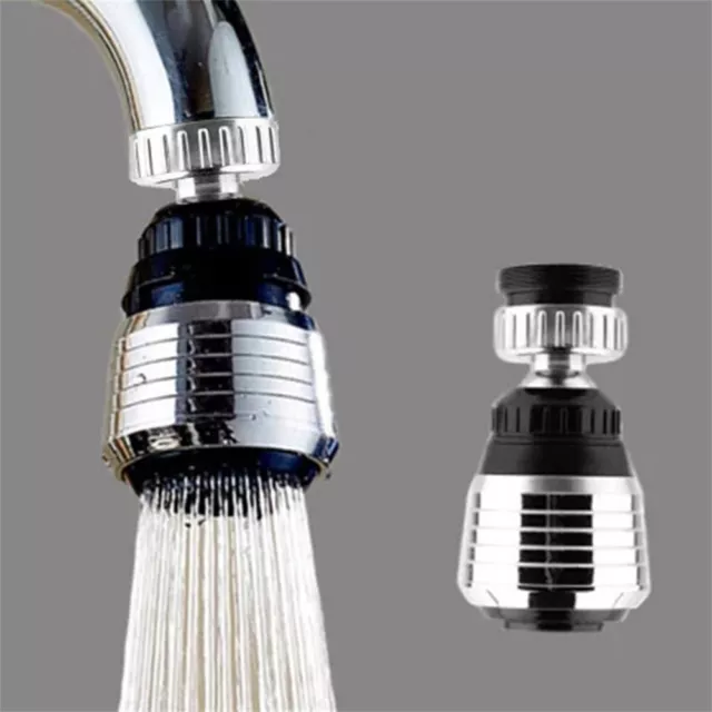 360��Flexible Swivel Hose Water Tap Faucet Filter Extension Nozzle Sprayer ABS