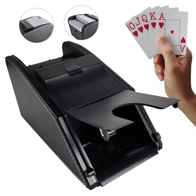 2in1 Card Shuffler Casino Electric Dispensing Shuffling Machine Poker Card Game