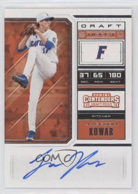 2018 Panini Contenders Draft Picks Ticket RPS Jackson Kowar #10.1 Auto