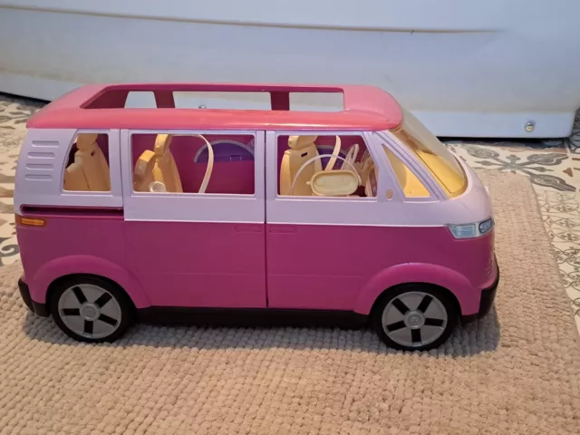 Orig. Barbie VW Bus, Mattel 2002, gebr., guter Zustand, voll funktionstüchtig