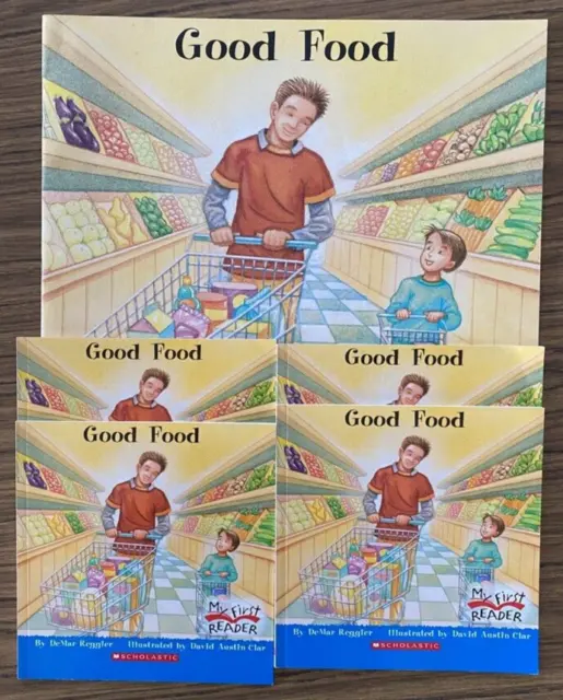 Teacher Easel Big Book with 4 my first readers set Good Food Free Shipping