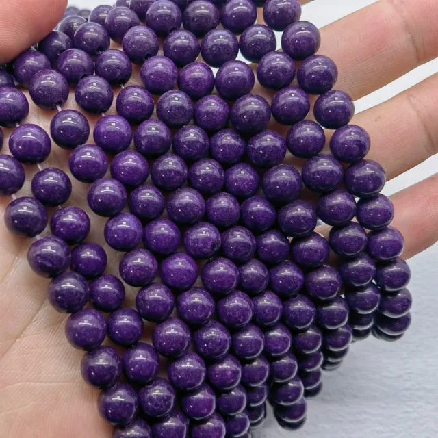 6mm Natural Amethyst Gemstones Round Loose Beads 15''AAA+++