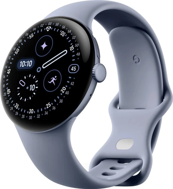 GOOGLE PIXEL WATCH 4 45mm Moonstone Smartwatch GPS WiFi Neuwertig MwSt ...