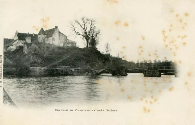 *23534 cpa Château de Chantemille près Guéret