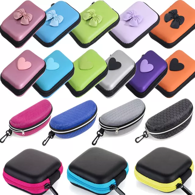 Easy Carrying EVA Hard Case Box Earphone Earbud Storage Zipper Pouch Bag Holder