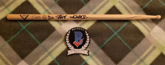 Jay Weinberg of Slipknot signed signature Drumstick Beckett BAS COA #BJ040628 Jay Weinberg of Slipknot signed signature Drumstick Beckett BAS COA #BJ040628