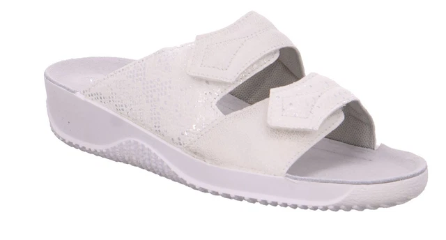 Rohde Soltau 1941 Sabots Femmes Pantoufles Mules Mocassins Blanc Soldes