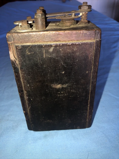 Vintage Model A/T Ford Old Buzz Box Antique Dovetail Wood Ignition Coil