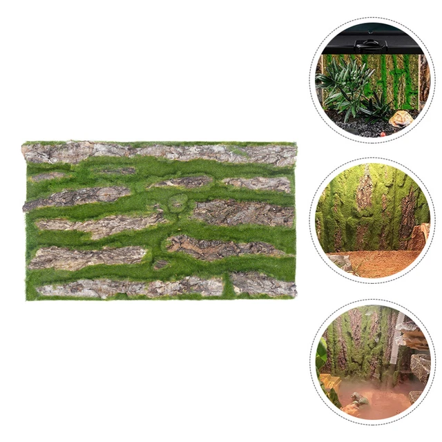 Sfondo Per Acquario In Vinile - 180x46cm, Design Pietra E Piante Acquatiche, Per Decorazione Vasca - Foto 10