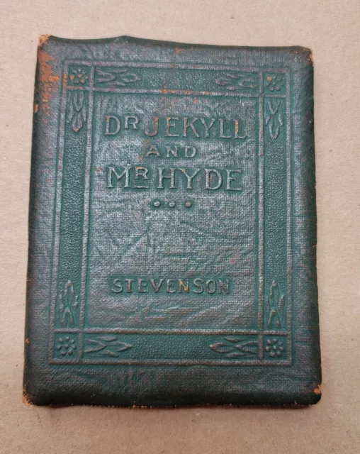 LITTLE LEATHER LIBRARY BOOK Stevenson DR JEKYLL AND MR HYDE Vintage Literature