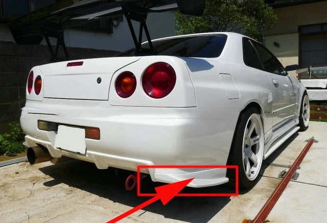 For 2009 Nissan R34 Skyline Rear Bumper Steering Lip Trim For 2009 Nissan R34 Skyline Rear Bumper Steering Lip Trim