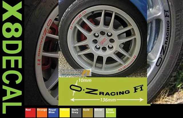Autocollant Décalque Pour Jante Speedline - Texte Seulement - Neuf