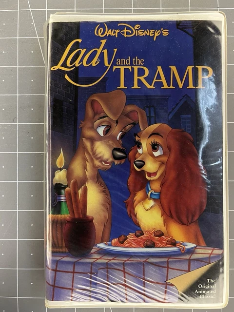 Tramping Roles WALT DISNEY'S LADY and the Tramp (VHS, Black Diamond) w/Red Signature ...