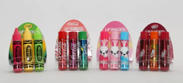 Lip Smacker Lip Balm Best Flavor Forever Flavors 3 Piece Assorted YOU PICK!