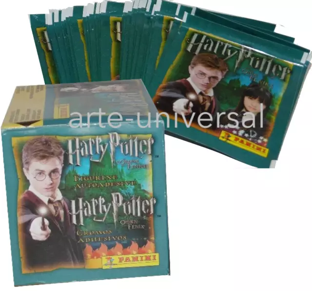 SEALED BOX 50 Packs (250 stickers) Panini Harry Potter The Order of The Phoenix