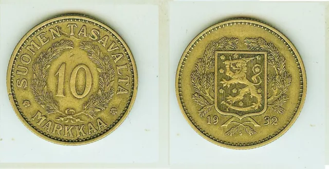 10 Markkaa. 1932    Finnland