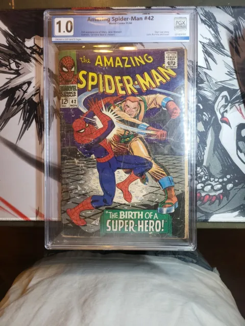 Amazing Spider-Man #42 1966 Marvel PGX 1.0 1st Mary Jane Watson's Face Revealed