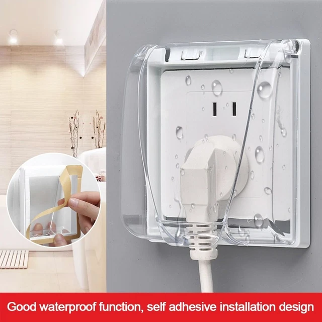 Montaggio a parete presa impermeabile scatola plastica protezione ockel bagno