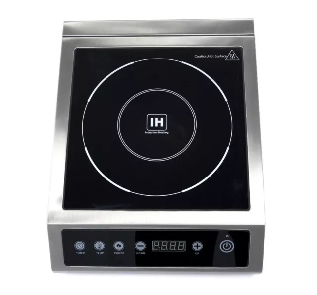 Commercial Induction Cooker Hot Plate Cooktop Temperature 0-240℃ 3500W 15A 2