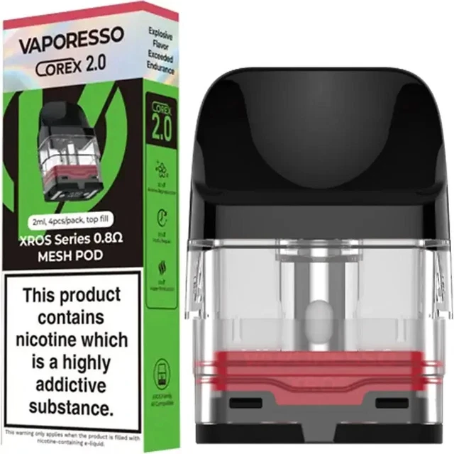VAPORESSO XROS PODS Replacement Pod FOR Mini Nano 2 3 Kits 0.6 0.8 1.0 1.2  Mesh 9.25 - PicClick UK