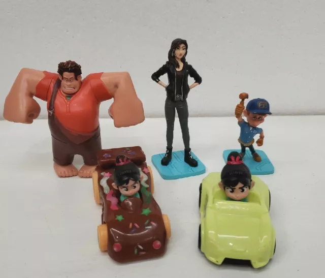 Disney Wreck It Ralph Toys Disney & McDonald's Lot Of 5