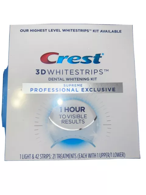 CREST 3D WHITESTRIPS Supreme Professional Exclusive Kit $65.00 - PicClick