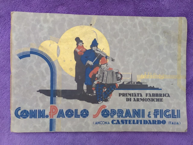 Paolo Soprani Manufacture Sales Catalog circa 1920 - RARE