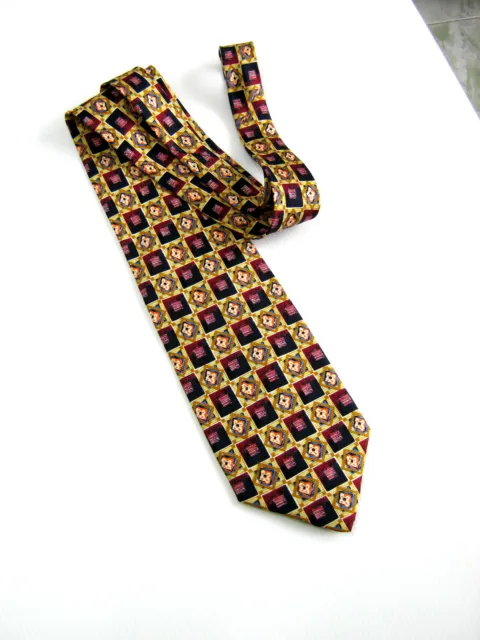 100% Seta Cravate Original en Soie Made IN Italy