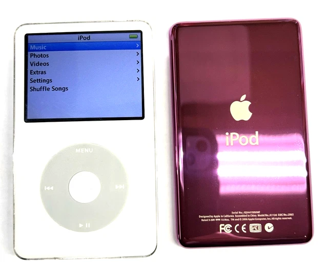 APPLE IPOD CLASSIC 5th 5.5 Gen Wolfson DAC 512 GB w/ plastic