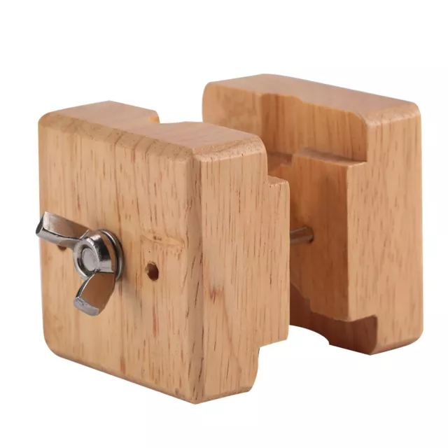 Professional Wooden Watch Case Holder Block Vise Clamp Movement Repair Watch BOO