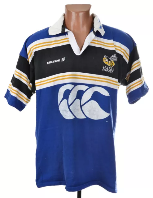 London Wasps Rugby Union Shirt Jersey Canterbury Size L Adult