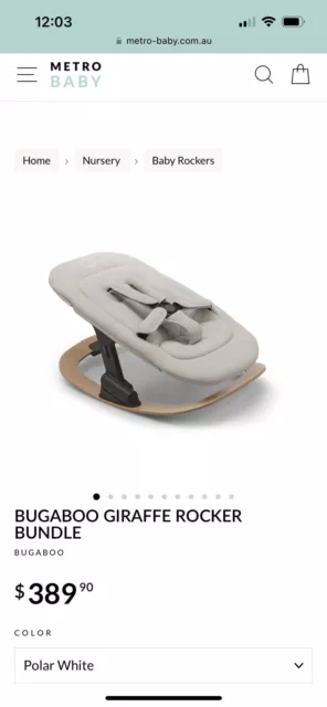 Bugaboo rocker bundle (RRP$389.90)