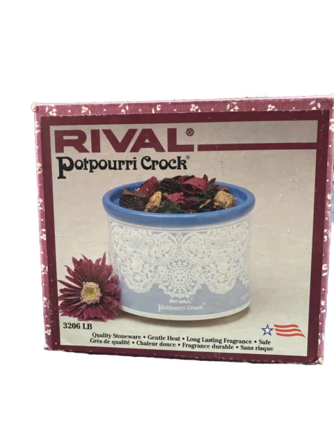Rival Electric Simmering Potpourri Crock Pot Ivy Model 3206 MINT for sale  online