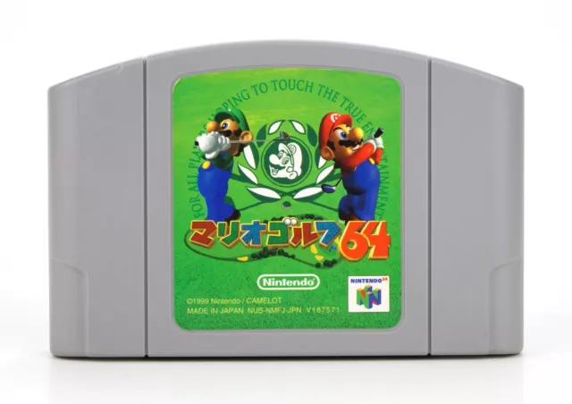 Nintendo 64 N64 Japan NTSC-J "Mario Golf 64" GUT