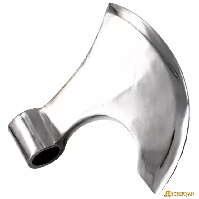 Viking Axe Head Carbon Steel Armor Medieval Throwing Hand Forged Battle Weapon