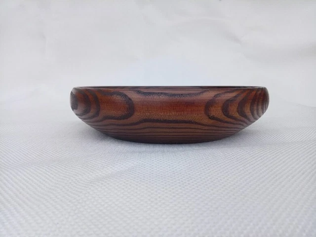 Wooden Bowl Vintage Salad Bowls Set Wood Dough Primitive Hand Carved Serving
