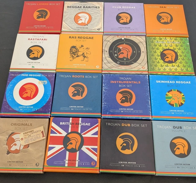 TROJAN BOX SETS Collection 16 Boxes (48 CDs) Reggae Bundle Job Lot