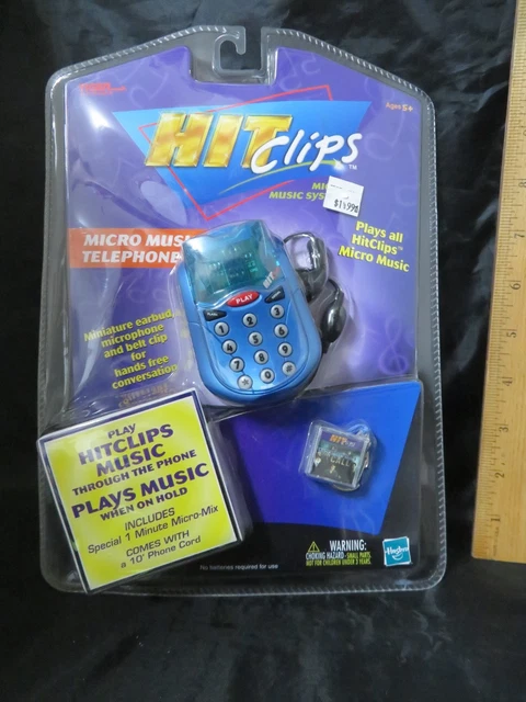 2002 TIGER HIT CLIPS MICRO MUSIC CLIP - S CLUB 7 NATURAL MOSC MOC BRAND NEW