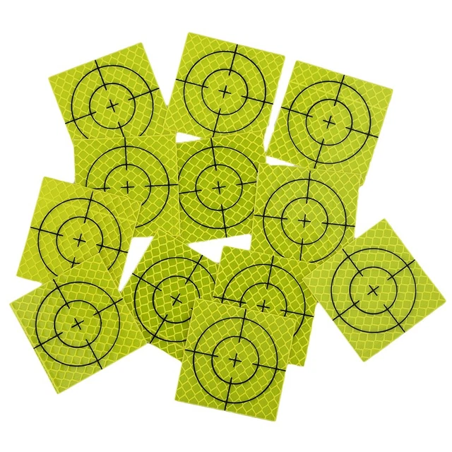 100 pz */ nastro riflettente foglio riflettore / stazione totale bersaglio 40X40 mm / nuovo