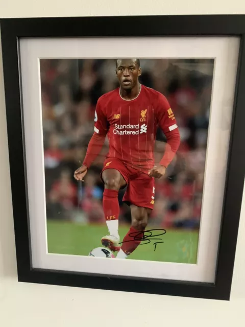 Liverpool FC Signed Georginio Wijnaldum framed photo 13x11"