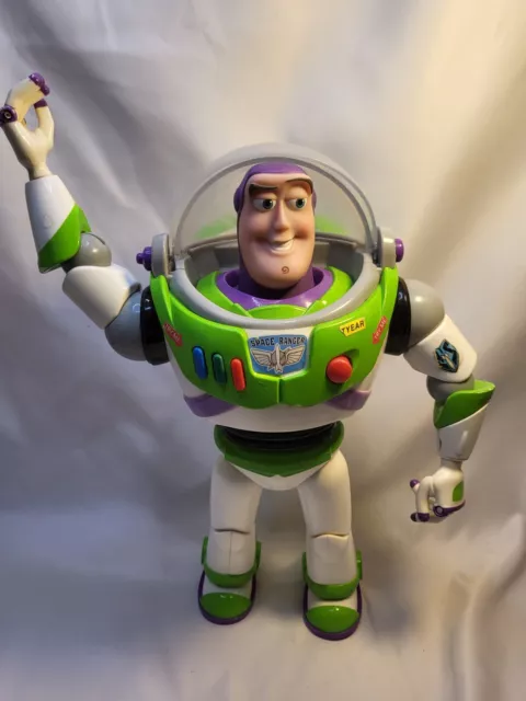 Disney Pixar Toy Story Talking Buzz Lightyear Figure With Pop Out Wings