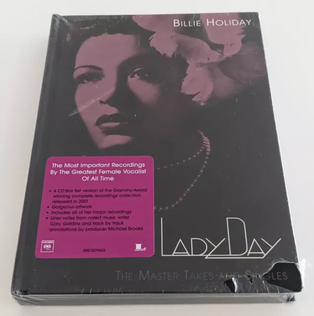 Billie Holiday - Lady Day: The Master Takes and Singles (4 CD Box Set 2015) NEU