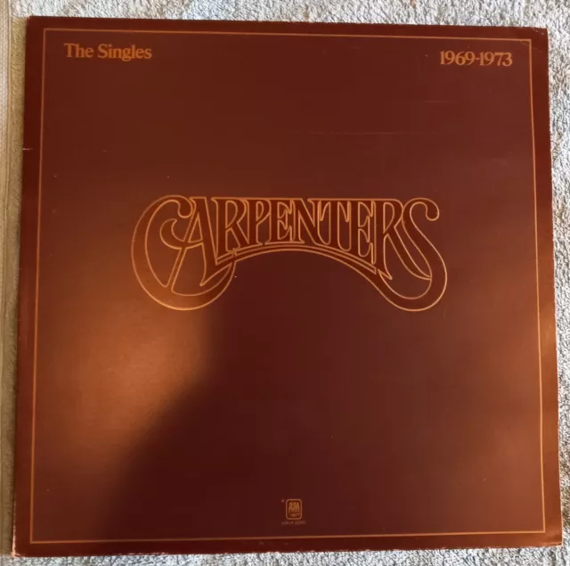 Carpenters - The Singles 1969-1973 -  Vinyl Record LP Album ,Original A2 ,B1.