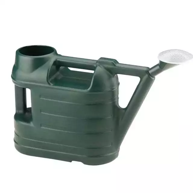 Ward Green Plastic Garden Watering Can With Rose 6.5 Litre
