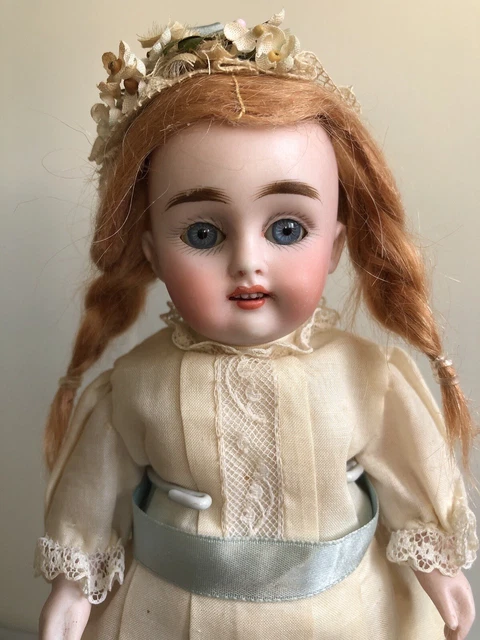 19cmAdorable Child Kestner 150 All Bisque Jointed Antique German Doll Sleep Eyes